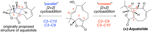 total synthesis of aquatolide